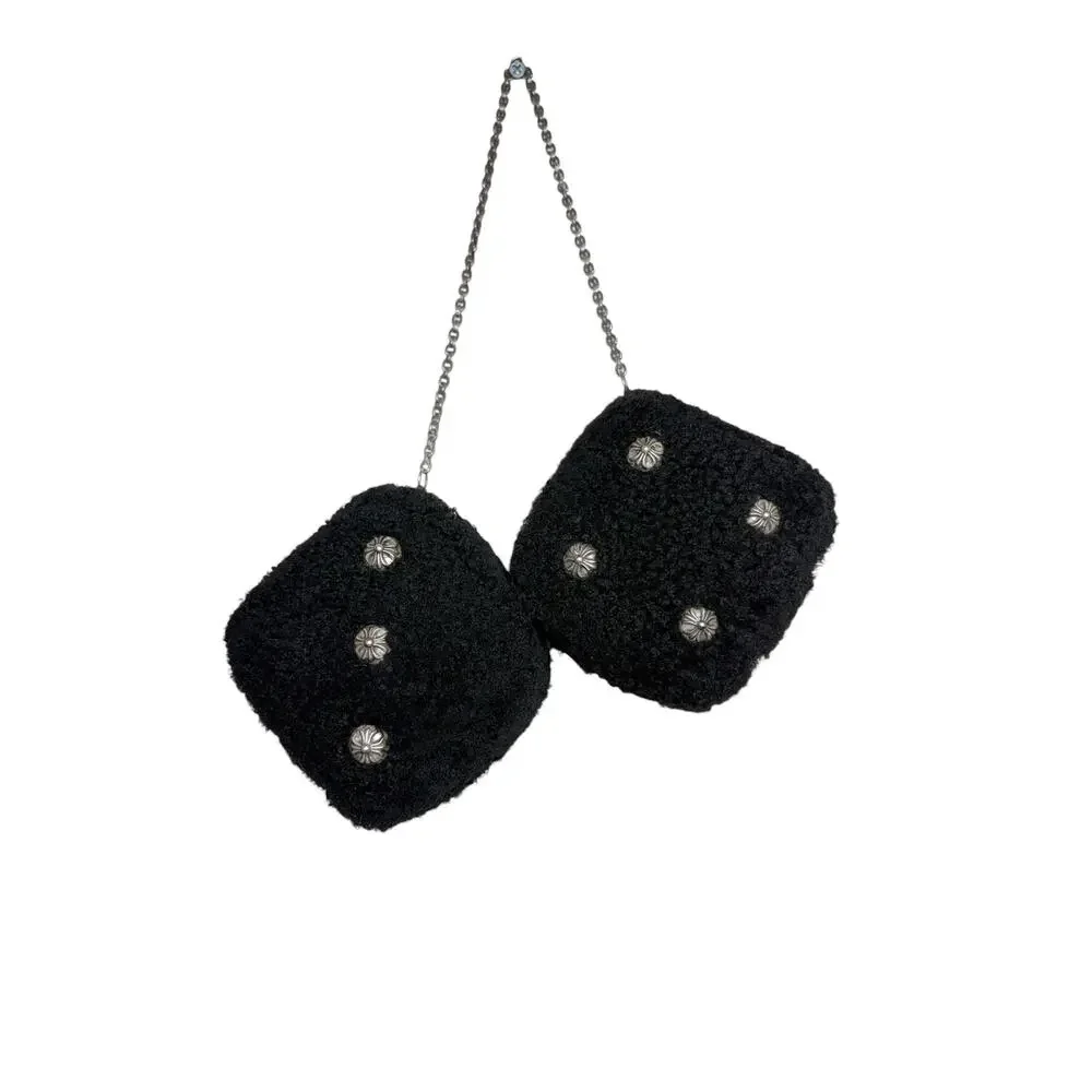 Chrome Hearts Large Fuzzy Dice